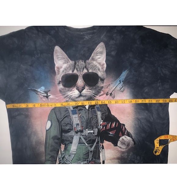 Top Gun Style The Mountain Graphic T-shirt sz XL Tom Cruise parody - Picture 4 of 4